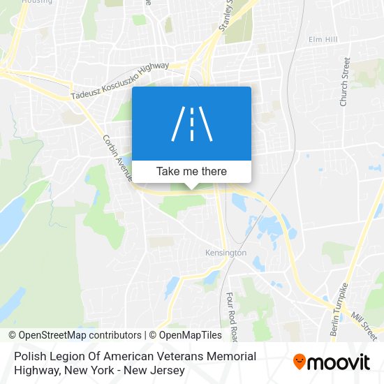 Mapa de Polish Legion Of American Veterans Memorial Highway