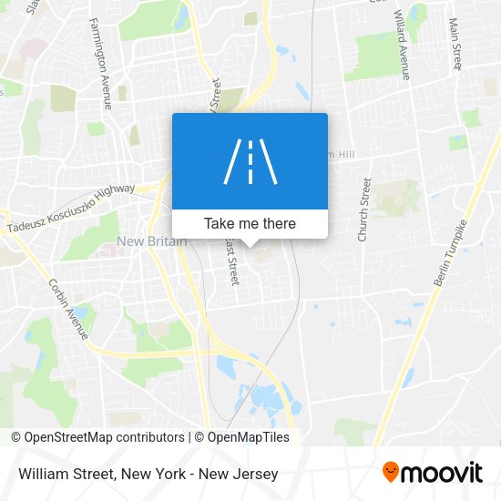 Mapa de William Street