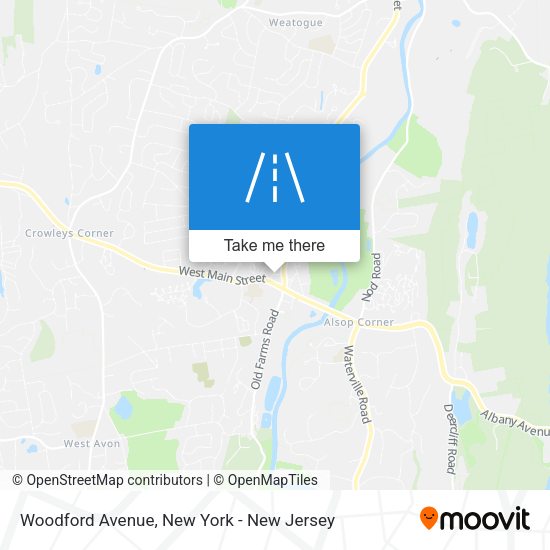 Mapa de Woodford Avenue