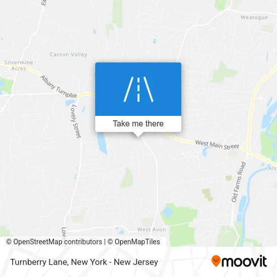 Turnberry Lane map