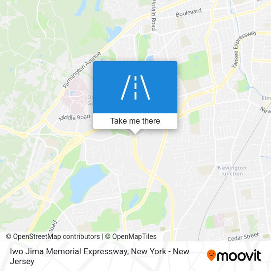 Iwo Jima Memorial Expressway map