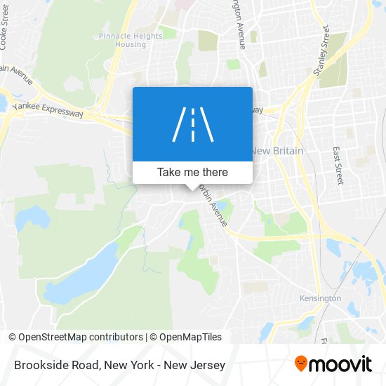 Mapa de Brookside Road