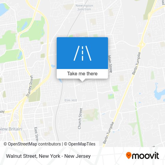 Mapa de Walnut Street