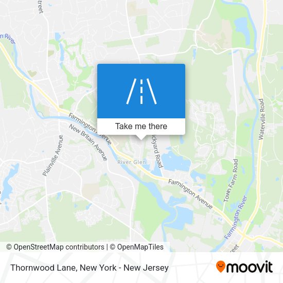 Thornwood Lane map