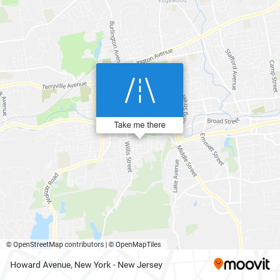 Howard Avenue map