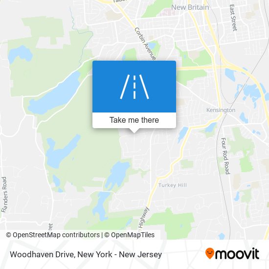 Mapa de Woodhaven Drive