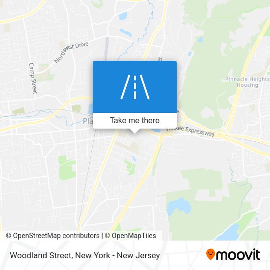 Mapa de Woodland Street