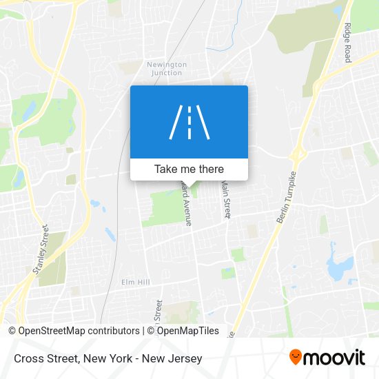 Mapa de Cross Street