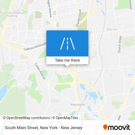 Mapa de South Main Street