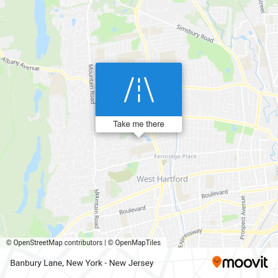 Mapa de Banbury Lane