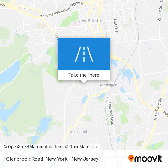 Glenbrook Road map