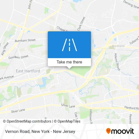 Vernon Road map