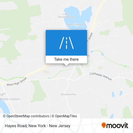 Mapa de Hayes Road