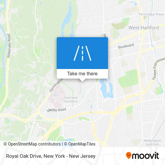 Royal Oak Drive map