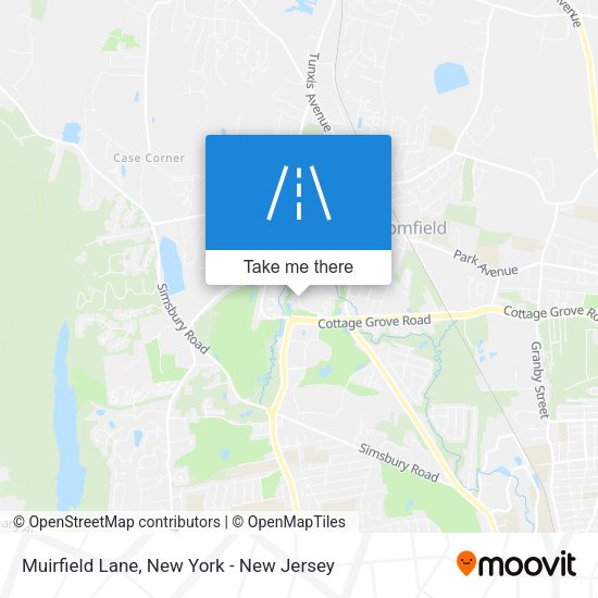 Mapa de Muirfield Lane