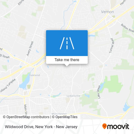 Wildwood Drive map