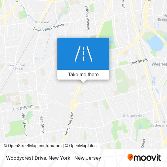 Mapa de Woodycrest Drive