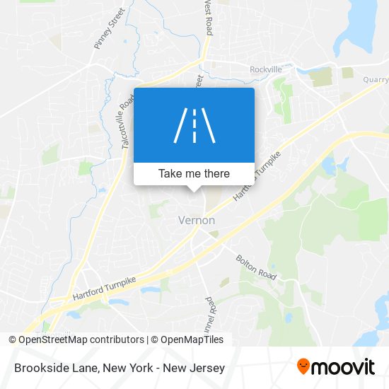 Brookside Lane map