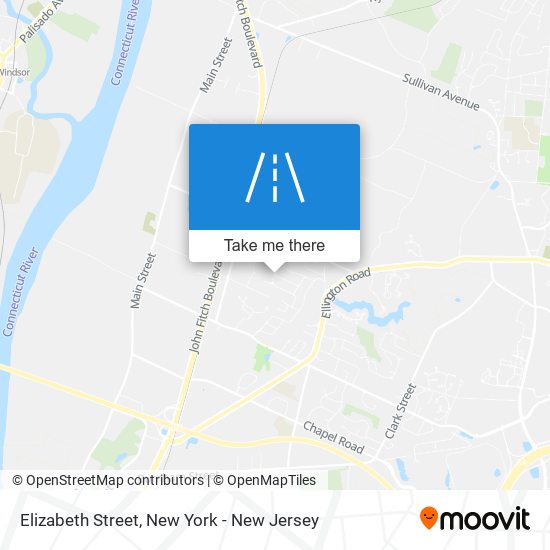 Elizabeth Street map