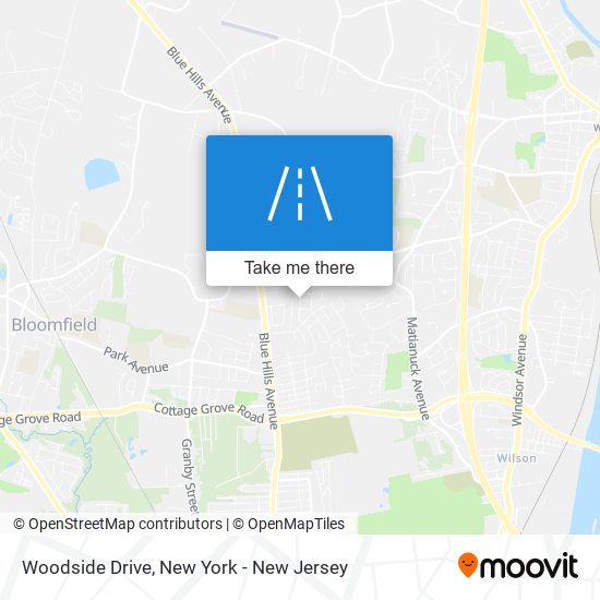 Mapa de Woodside Drive