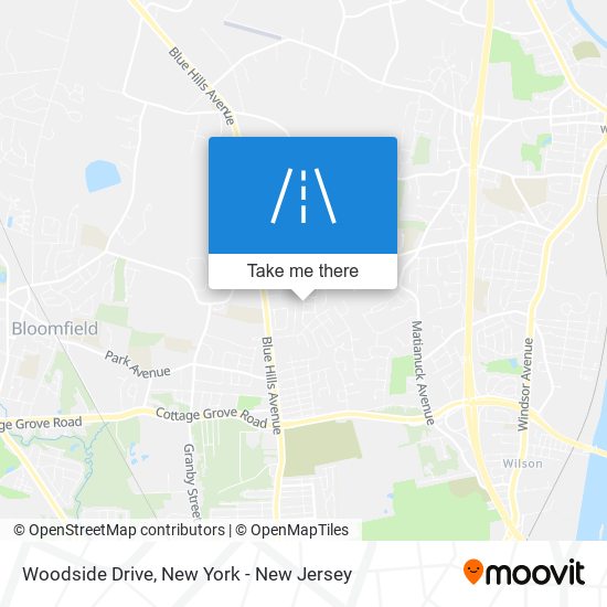 Woodside Drive map