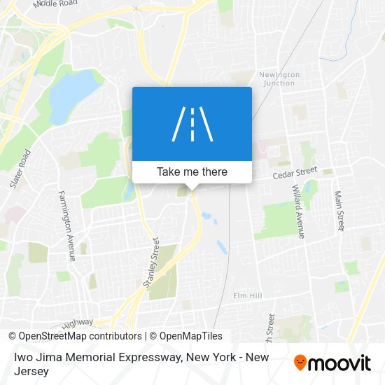 Iwo Jima Memorial Expressway map
