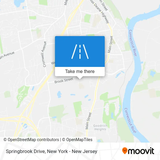 Springbrook Drive map