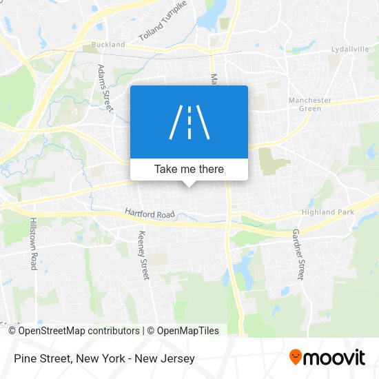 Mapa de Pine Street