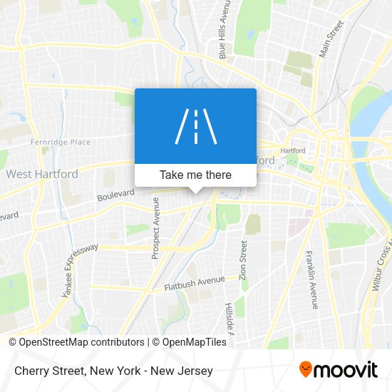 Mapa de Cherry Street