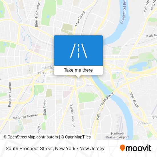 South Prospect Street map
