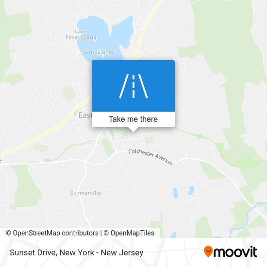 Mapa de Sunset Drive