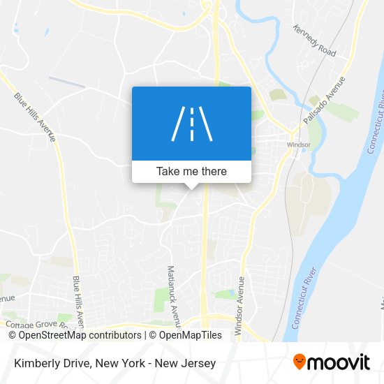Mapa de Kimberly Drive