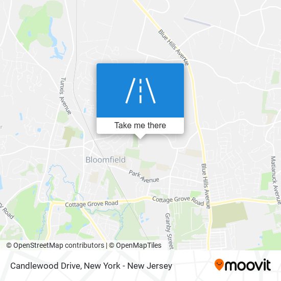 Candlewood Drive map