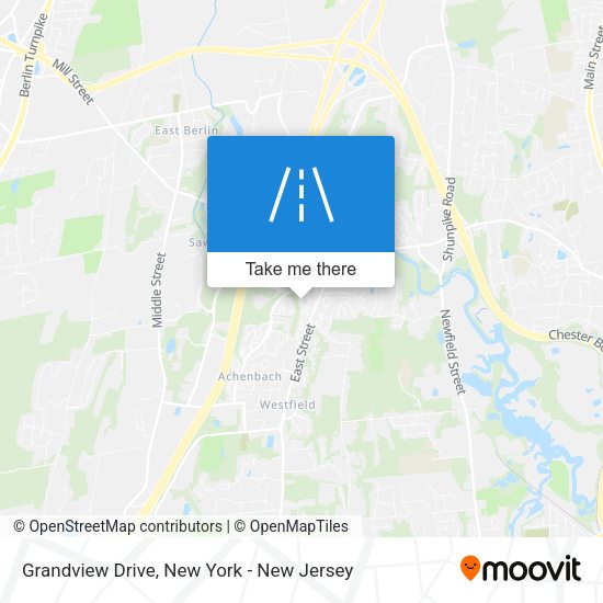 Mapa de Grandview Drive