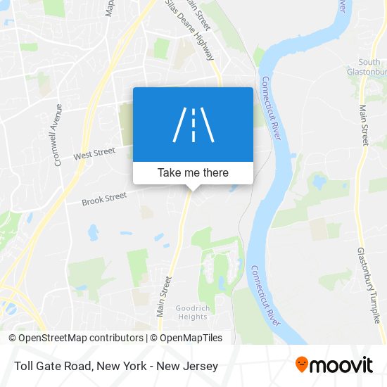 Mapa de Toll Gate Road