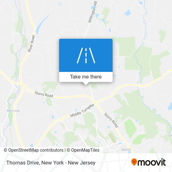 Mapa de Thomas Drive