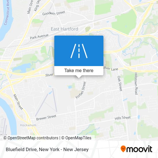 Mapa de Bluefield Drive