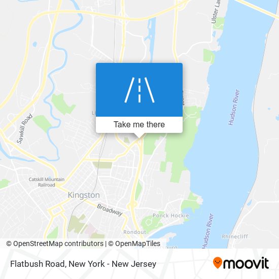 Flatbush Road map