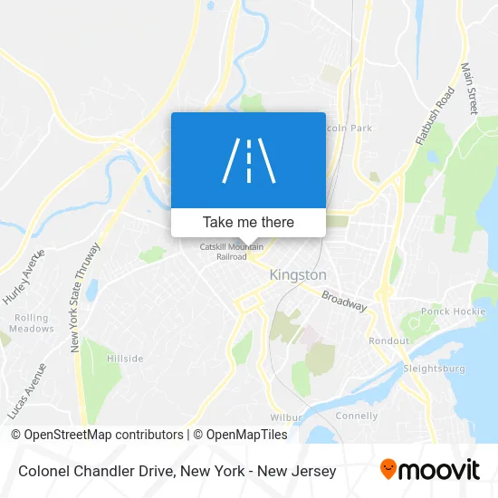 Colonel Chandler Drive map