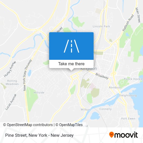 Mapa de Pine Street