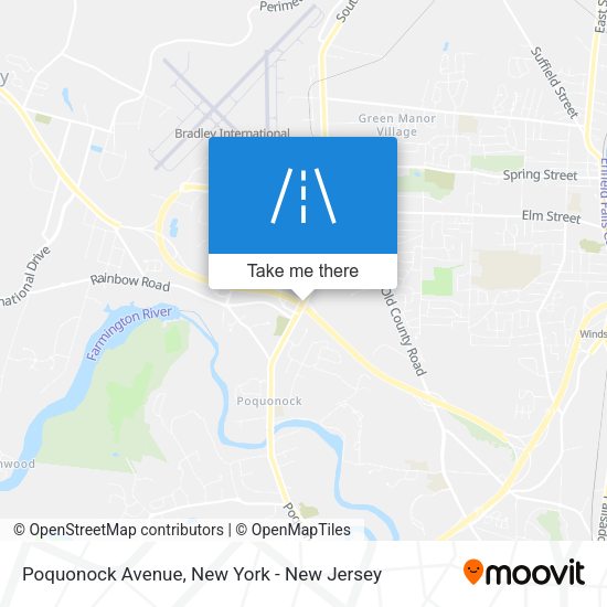 Poquonock Avenue map