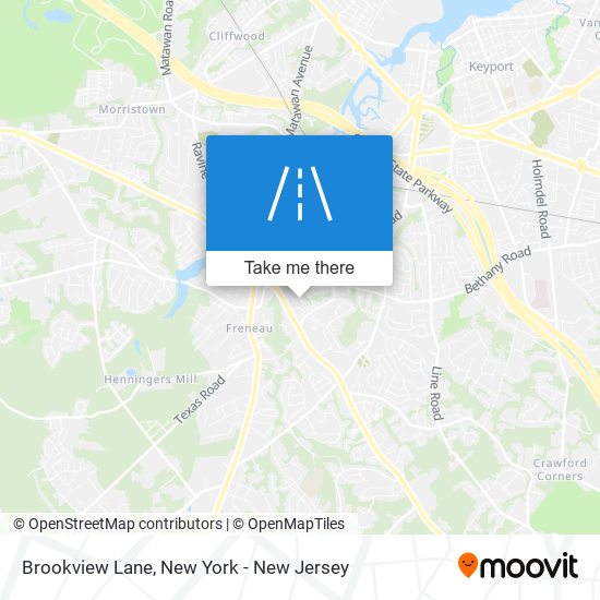 Brookview Lane map