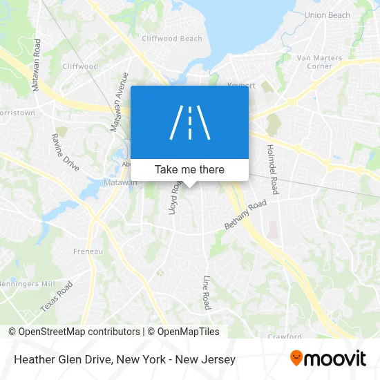 Heather Glen Drive map