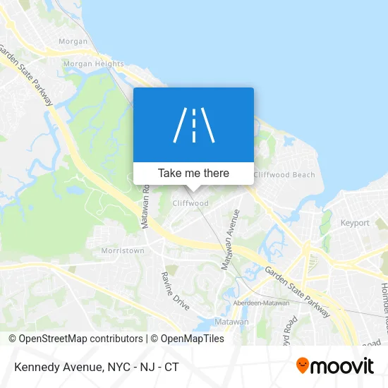 Kennedy Avenue map