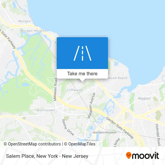 Salem Place map