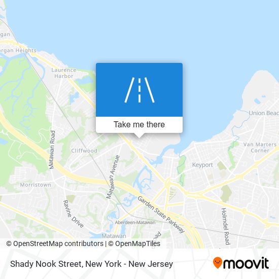 Shady Nook Street map