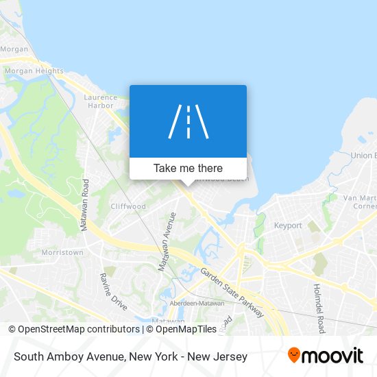 Mapa de South Amboy Avenue