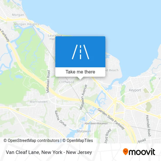 Van Cleaf Lane map