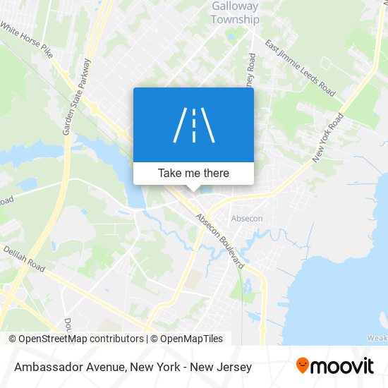 Ambassador Avenue map