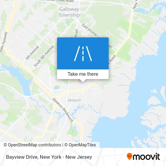 Bayview Drive map